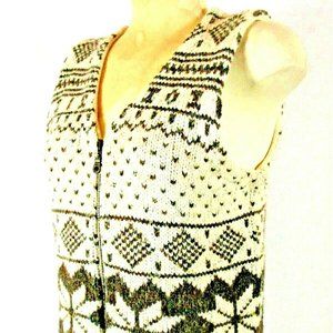 Boundary Waters womens Small sleeveless WOOL BLEND